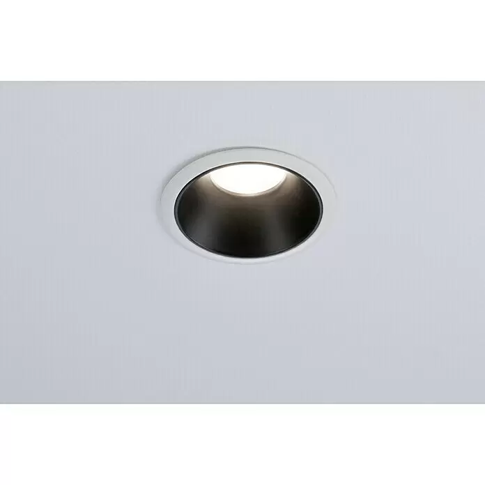 Paulmann LED-Einbauleuchte Cole - 6,5 W, Weiß/Schwarz, Warmweiß, 3 Stk. - Anwendungsbeispiel