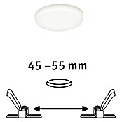 Paulmann LED-Panel rund (4,5 W, Satin, Ø x H: 7,5 x 3,1 cm, 4.000 K)
