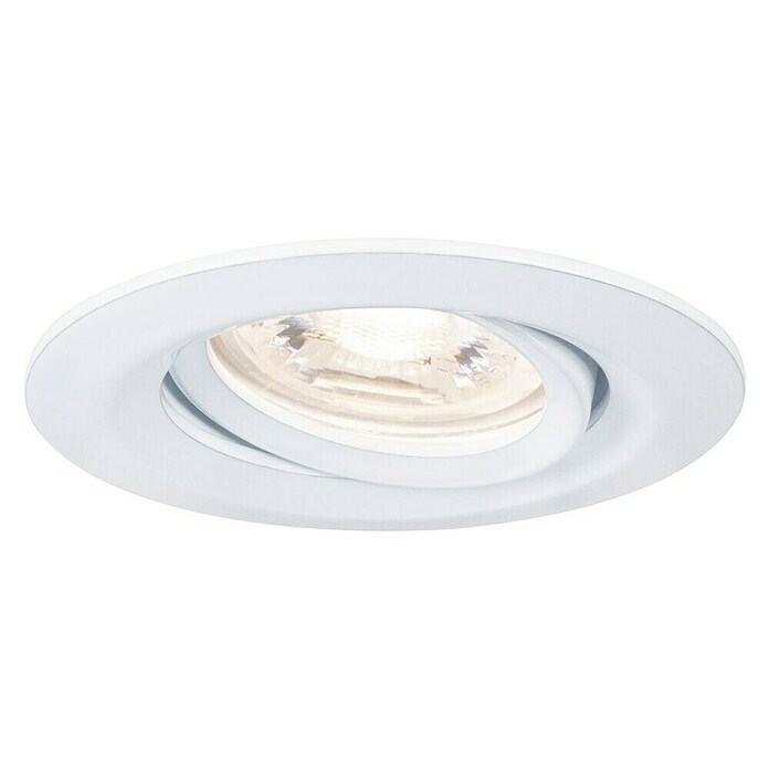 Paulmann Downlight LED empotrable redondo (4 W, Blanco, Diámetro: 6,5 cm)