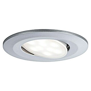 Paulmann LED-Einbauleuchte Calla (Neutralweiß, 10 Stk., IP65, Durchmesser: 9 cm, Silber)