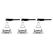 Paulmann Ugradbena LED svjetiljka Nova  (6,5 W, Aluminij, Topla bijela, 3 Kom.) | BAUHAUS