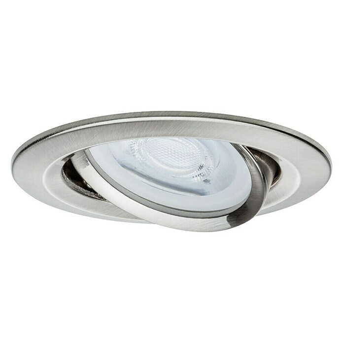 Paulmann Ugradbena LED svjetiljka Nova  (19,5 W, Brušeno željezo, Topla bijela, Ugradbena dubina: 90 mm) | BAUHAUS