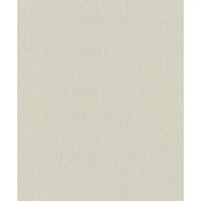 Rasch BARBARA Home Collection II Vliestapete - Dunkelbeige, Uni, 10,05 x 0,53 m - Beige Tapete mit feiner vertikaler Struktur. Dezente und elegante Wandgestaltung für ein stilvolles Ambiente.