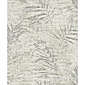 Rasch Poetry II Vliestapete Aquarell-Blatt (Grau/Beige, Floral, 10,05 x 0,53 m)