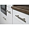 Respekta Küchenzeile KB270EYG (Breite: 270 cm, Mit Elektrogeräten, Grau Seidenglanz)