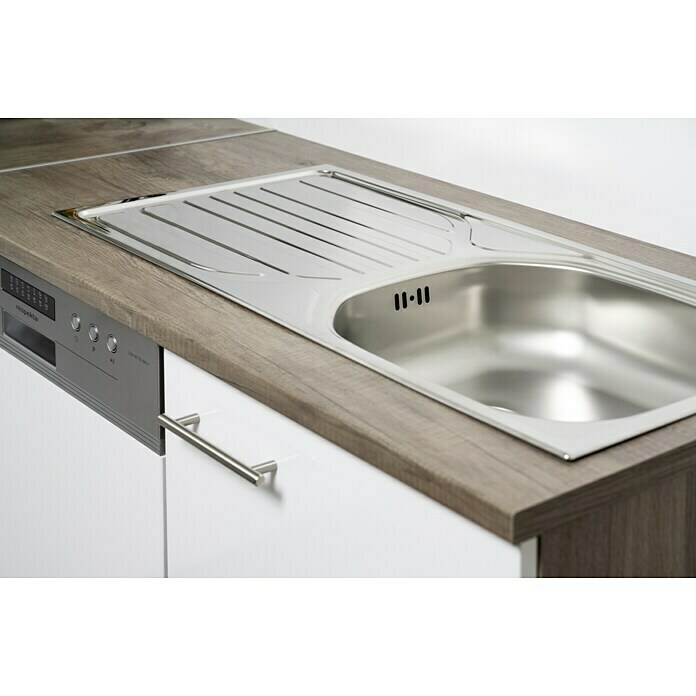 Respekta Küchenzeile Oliver (Breite: 370 cm, Weiß, Mit Elektrogeräten) |  BAUHAUS