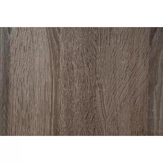 Respekta Oliver Cocina esquinera Oliver - An x Pr: 310 x 172 cm, Negro, Con electrodomésticos - Textura de madera gris-marrón con veta vertical y diagonal pronunciada.