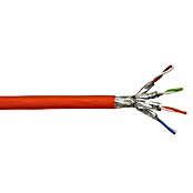 Netzwerkleitung (CAT7, 25 m, Orange)