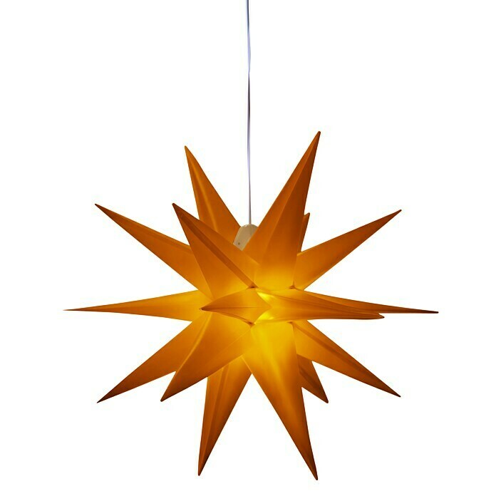 Tween Light Estrella LED (1 luz, Amarillo, Diámetro: 50 cm, Plástico, IP44)