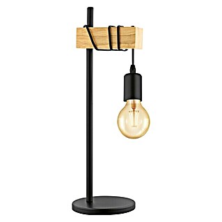 Eglo Townshend Stolna svjetiljka (10 W, D x Š x V: 17,5 x 15,5 x 50 cm, Crne boje, E27)