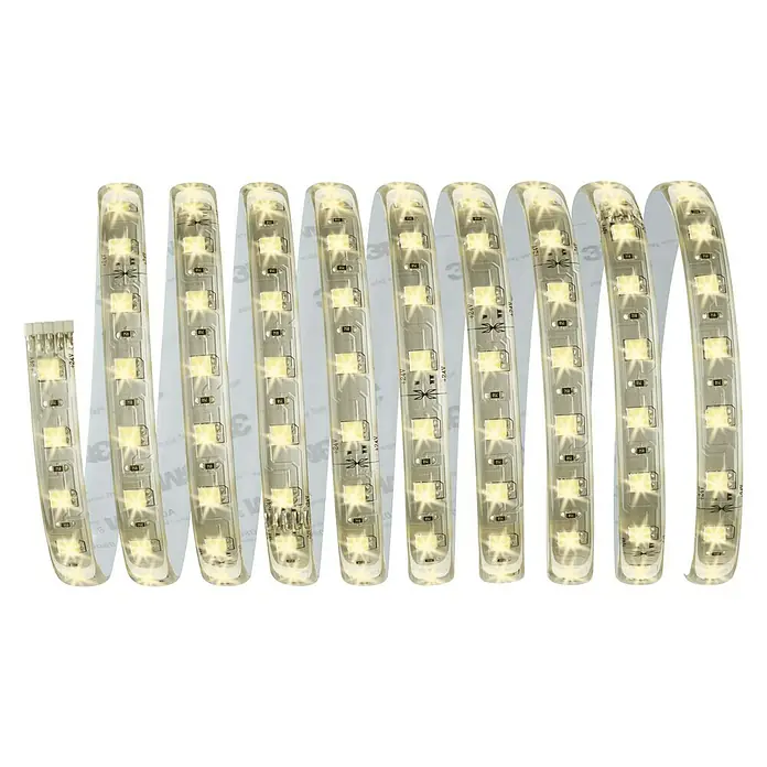 Paulmann MaxLED 500 LED-Band Tunable White Basisset - 3 m, Neutralweiß, 20 W - LED-Streifen zur Beleuchtung. Der flexible Lichtstreifen eignet sich zur dekorativen Beleuchtung im Innenbereich und erzeugt eine warme, einladende Atmosphäre.