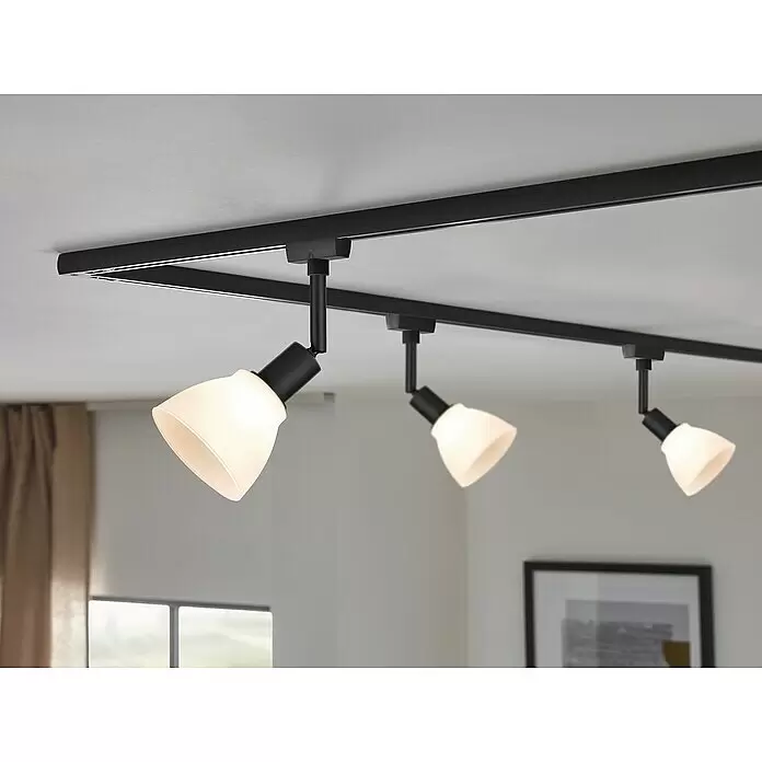 Paulmann URail LED-Spot DecoSystems - Lampenfassung: E14, Farbe: Schwarz - Stimmungsaufnahme