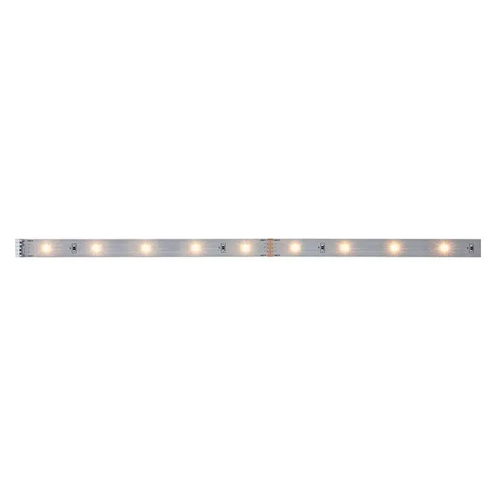 Paulmann MaxLED 250 Tira LED - Largo: 1 m, Color de luz: Blanco cálido, 4 W, 300 lm - Tira LED con puntos de luz blanco cálido, ideal para iluminación de acento. Una solución de iluminación versátil para interiores modernos.
