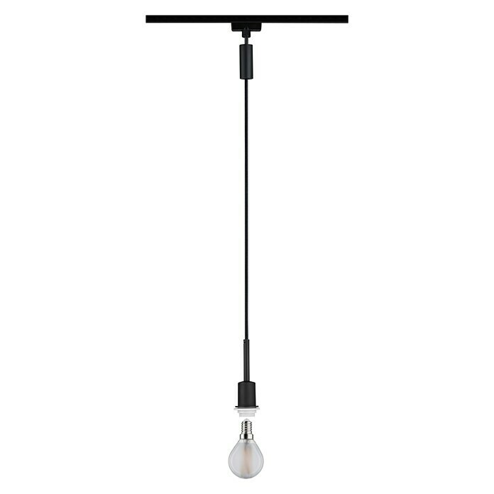 Paulmann URail Lámpara colgante DecoSystems (20 W, Altura: 135 cm, Negro) | BAUHAUS