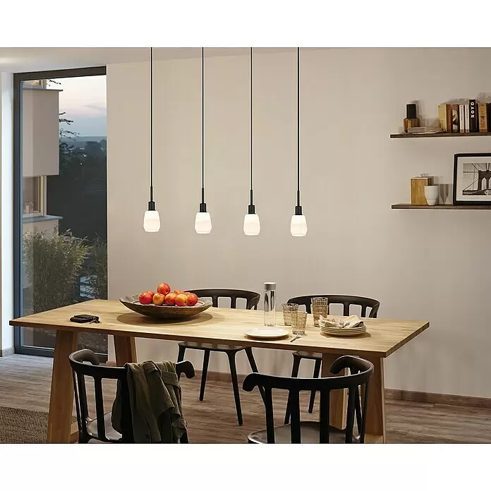 Paulmann URail Pendelleuchte DecoSystems - E14, Höhe: 135 cm, Schwarz - Stimmungsaufnahme