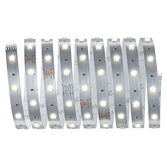 Paulmann MaxLED 250 Tira LED - Largo: 2,5 m, Blanco neutro, 9 W, 675 lm, IP20 - Tira LED: Tira LED blanca flexible con adhesivo para una fácil instalación en diversas aplicaciones de iluminación.