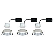 Paulmann LED-Einbauleuchte Cole (19,5 W, Weiß/Silber, Warmweiß, 3 Stk.) | BAUHAUS