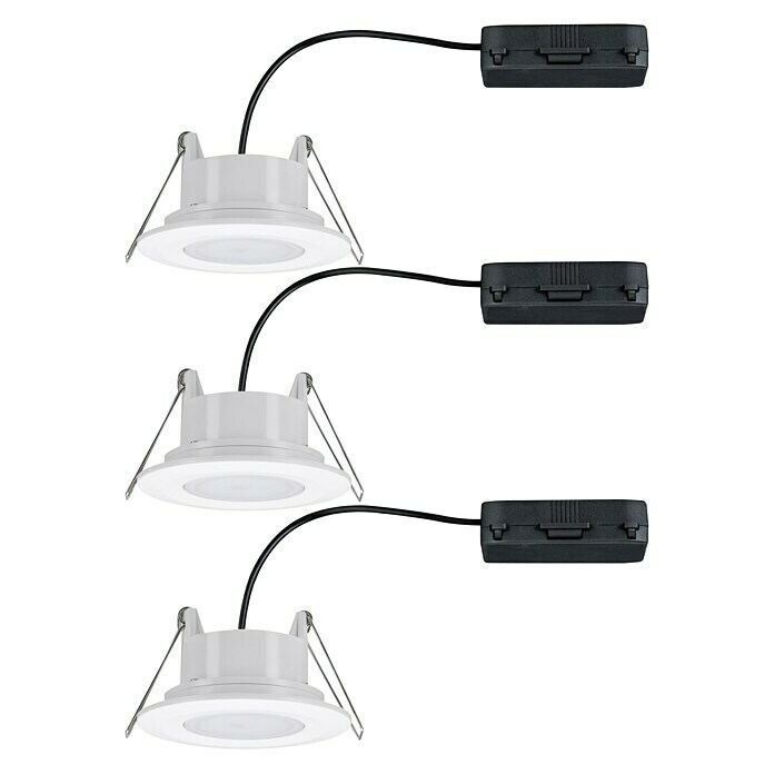 Paulmann LED-Einbauleuchte Calla (18 W, Weiß, IP65, 3 Stk.) | BAUHAUS