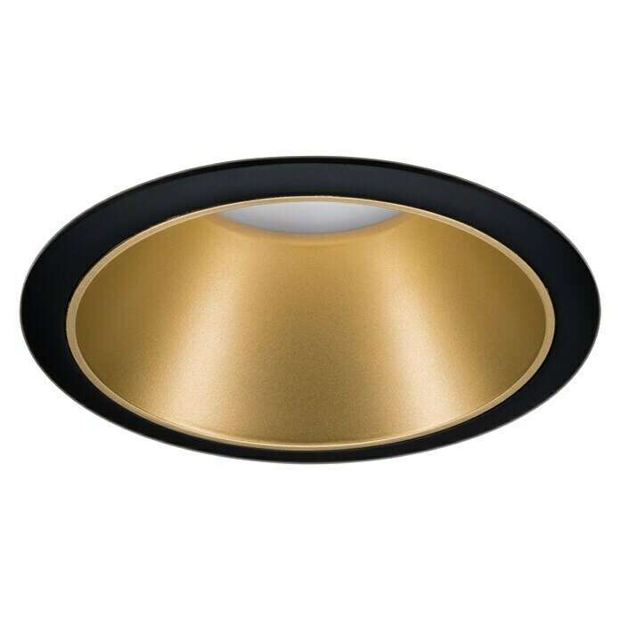 Paulmann Downlight LED empotrable Cole (6,5 W, Negro/Dorado, Blanco cálido, 1 ud.) | BAUHAUS