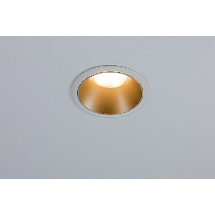 Paulmann LED-Einbauleuchte Cole (19,5 W, Weiß/Gold, Warmweiß, 3 Stk.) | BAUHAUS