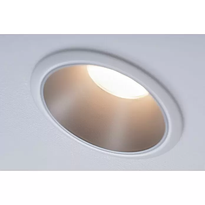 Paulmann LED-Einbauleuchte Cole - 19,5 W, Weiß/Silber, Warmweiß, 3 Stk. - Stimmungsaufnahme