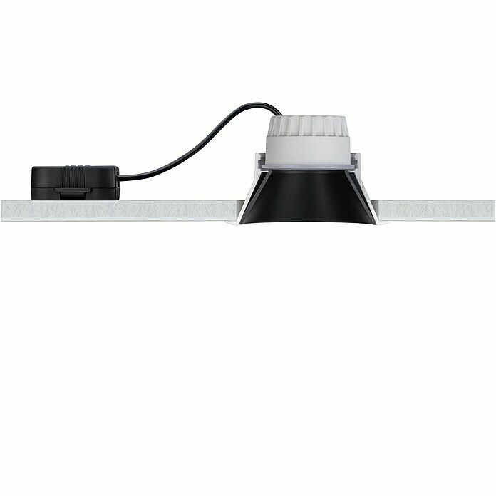 Paulmann LED-Einbauleuchte Cole (6,5 W, Schwarz/Gold, Warmweiß, 1 Stk.) | BAUHAUS