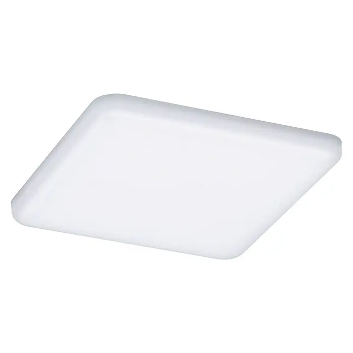 Paulmann LED-Panel Veluna VariFit - 8,5 W, L x B x H: 12,5 x 12,5 x 3,1 cm, Satin, Warmweiß, 3.000 K - Quadratische, weiße Deckenleuchte für Innenräume, die eine helle und gleichmäßige Beleuchtung bietet.