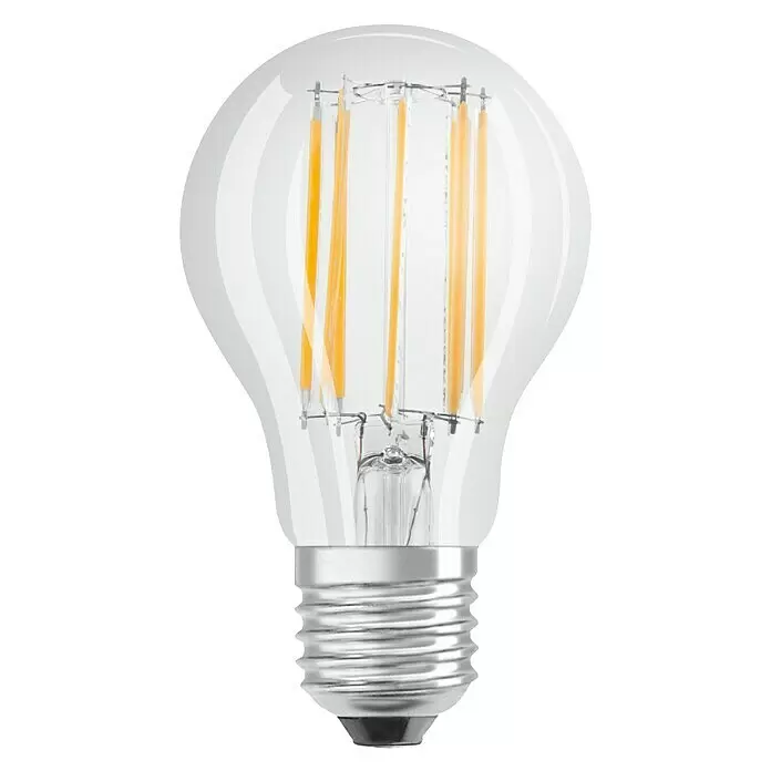 Osram Star LED-Lampe Glühlampenform E27 klarE27, Nicht Dimmbar, Tageslichtweiß, 1.521 lm, 10 W Front View