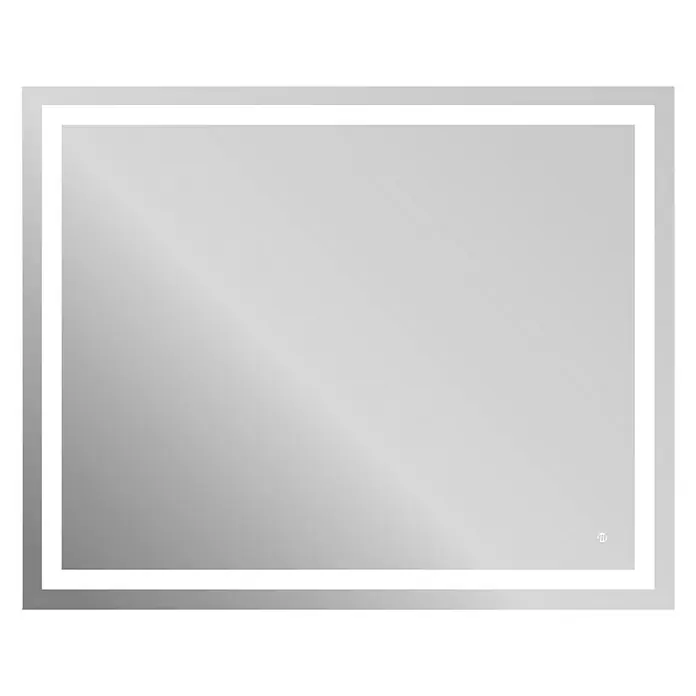 Camargue Espejo con luz Aitana - 100 x 80 cm, Función antivaho, 45 W - Espejo de baño rectangular con iluminación LED que presenta un diseño moderno y minimalista. Perfecto para añadir un toque elegante al baño.