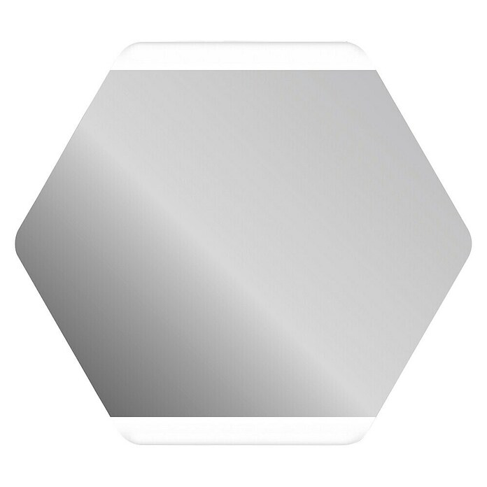 Espejo con luz LED Helix (An x Al: 80 x 70 cm)