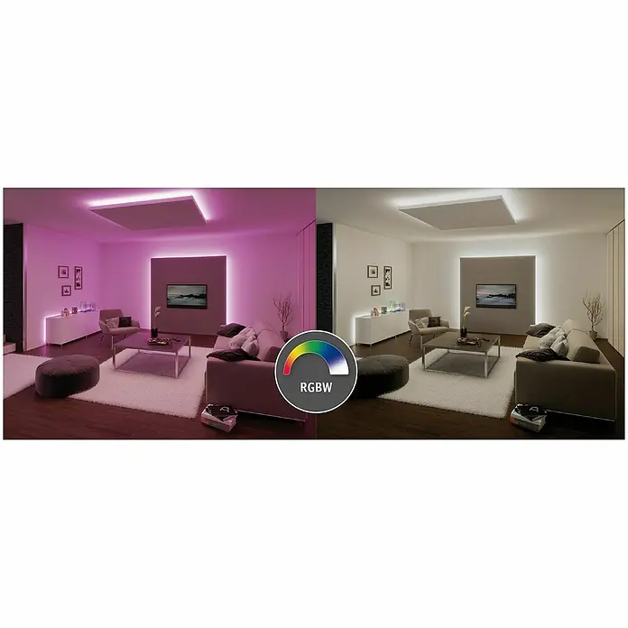 Paulmann MaxLED LED-Band RGBW - 1 m, RGBW - RGBW-LED-Streifen für stimmungsvolle Beleuchtung im Wohnzimmer, mit Farbwechseloptionen für individuelle Ambiente.