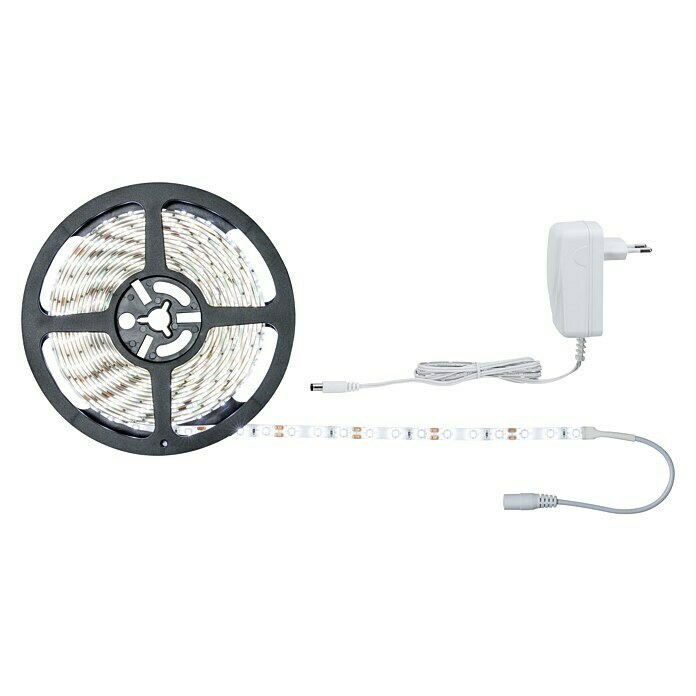 Paulmann LED-Band Strip5 m, Lichtfarbe: Tageslichtweiß, 17 W Front View