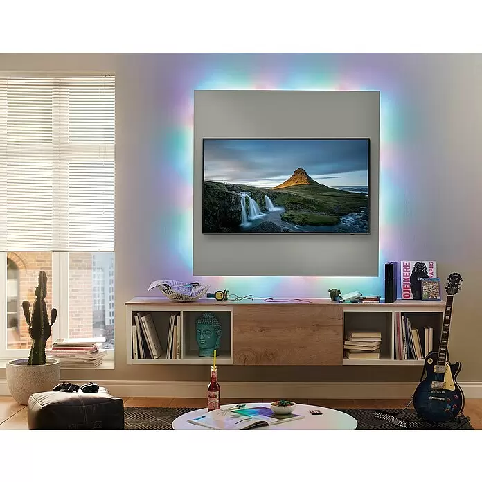 Paulmann LED-Band Motion - Länge: 7,6 m, Lichtfarbe: RGB, 15 W, 494 lm, 12 V - Stimmungsaufnahme