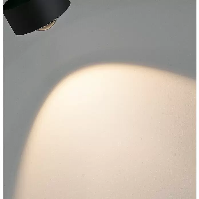 Paulmann URail LED-Spot Aldan - Schwarz, Chrom, 9,8 x 9,8 x 17 cm, Warmweiß - Stimmungsaufnahme