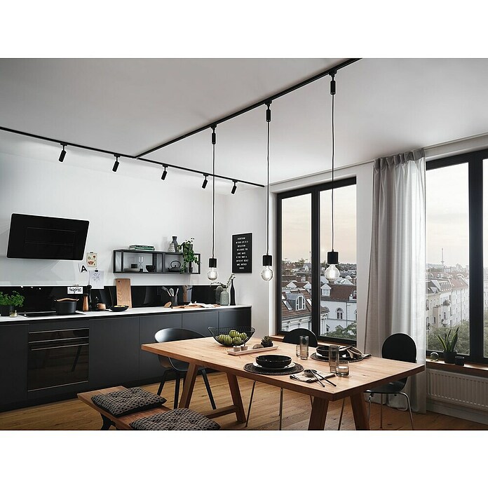 Paulmann URail Alimentación final (16,1 cm, 1.000 W, Negro) | BAUHAUS