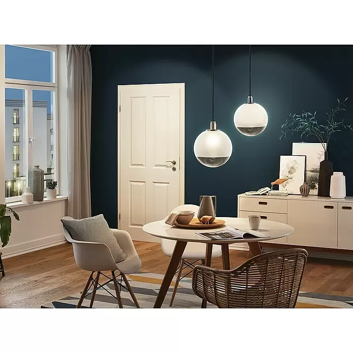 Paulmann URail 2Easy Pendelleuchte Basic - 20 W, Schwarz, Chrom, Höhe: 150 cm - Stimmungsaufnahme