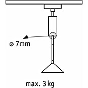 Paulmann URail Adaptador de péndulo universal (Negro) | BAUHAUS