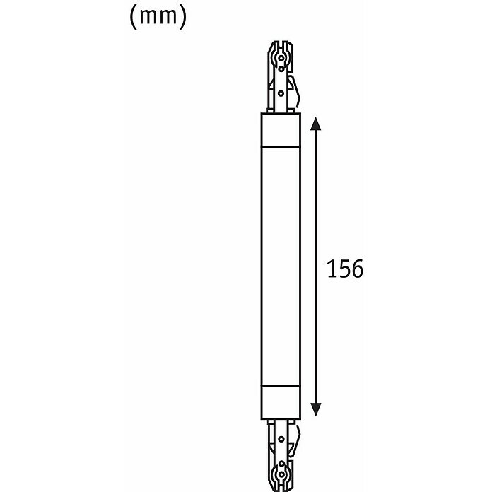 Paulmann URail Flex-Verbinder (Weiß, Länge: 227 mm) | BAUHAUS