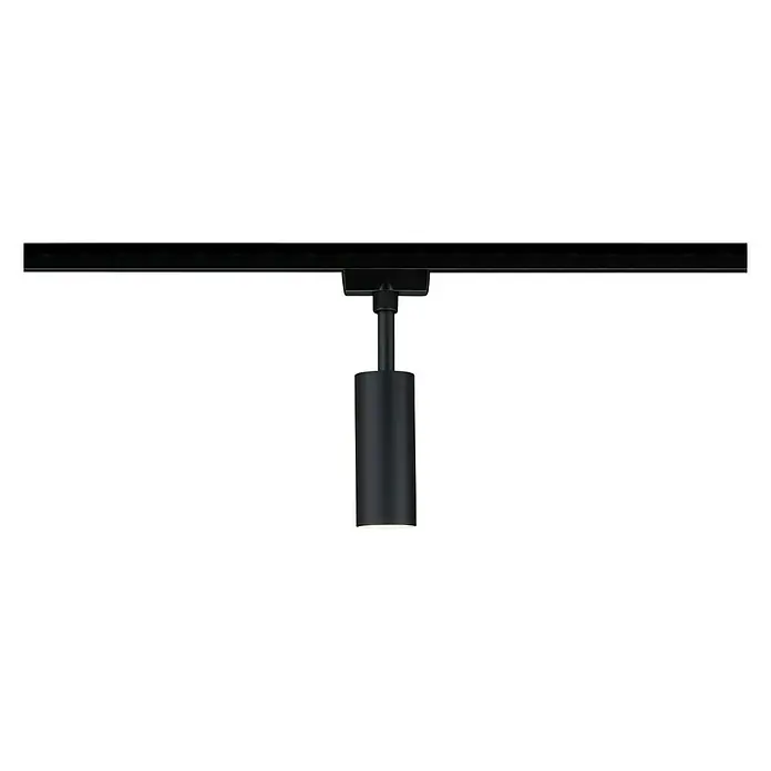Paulmann URail LED-Spot Tubo - 4,5 W, L x B x H: 10,5 x 4,2 x 18,6 cm, Schwarz, Warmweiß - Schwarze Schienenleuchte mit zylindrischem Strahler. Elegantes Design für moderne Innenräume mit gezielter Beleuchtung.