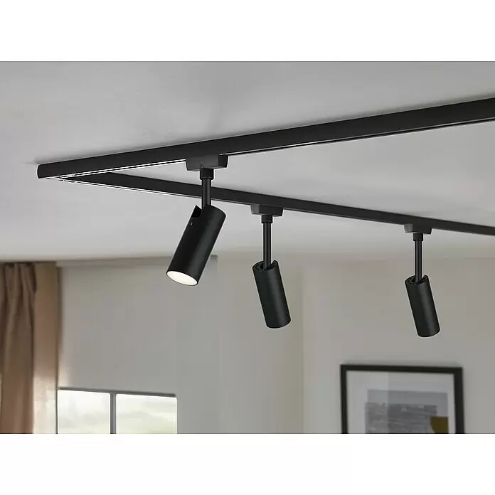 Paulmann URail LED-Spot Tubo - 4,5 W, L x B x H: 10,5 x 4,2 x 18,6 cm, Schwarz, Warmweiß - Stimmungsaufnahme