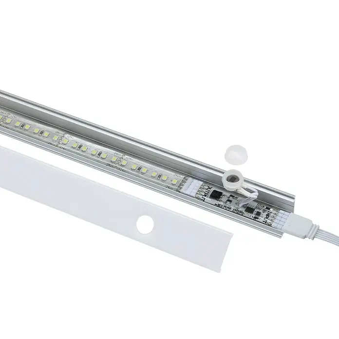 Paulmann MaxLED Sensor de movimiento PIR - Blanco - Luz LED con perfil de aluminio y difusor blanco. Ideal para iluminación bajo armarios o iluminación de acento en interiores.