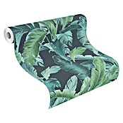 Rasch BARBARA Home Collection II Vliestapete (Türkis/Grün, Floral, 10,05 x 0,53 m)