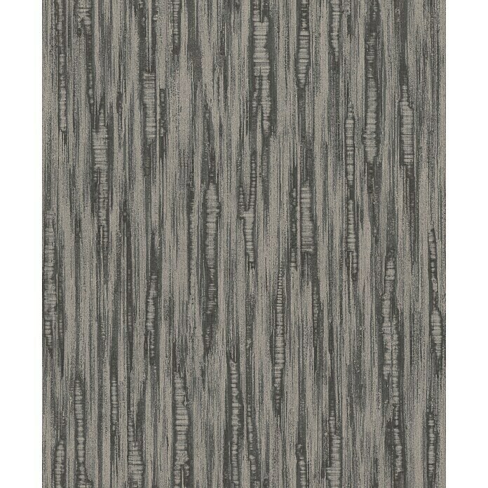 Rasch BARBARA Home Collection II Vliestapete (Grau/Schwarz, Holzoptik, 10,05 x 0,53 m)