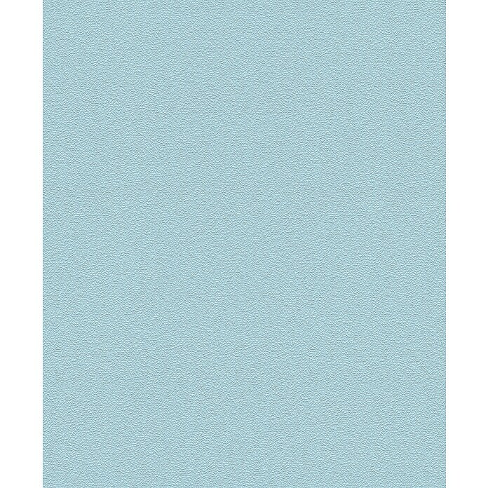 Rasch Kids & Teens III Vliestapete (Hellblau, Uni, 10,05 x 0,53 m)