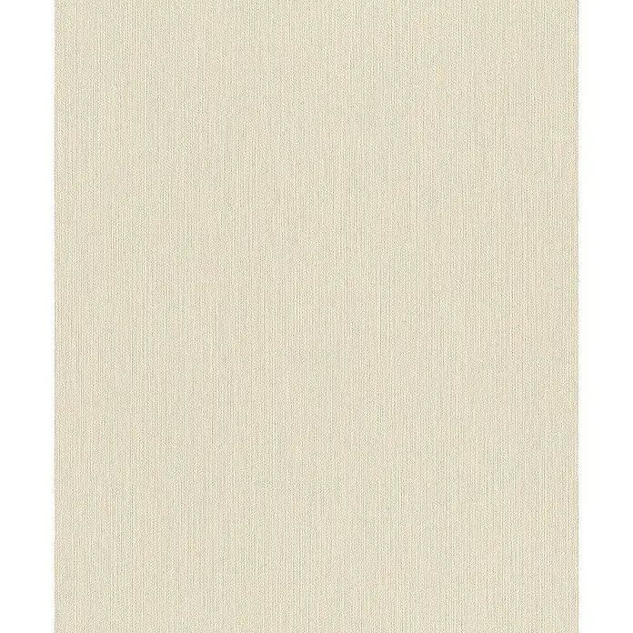 Rasch BARBARA Home Collection II Vliestapete - Beige, Uni, 10,05 x 0,53 m - Beige Textiltapete mit feiner, vertikaler Textur für eine schlichte und elegante Wandgestaltung. Die perfekte Wahl für jeden Raum.