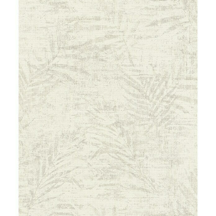 Rasch Poetry II Vliestapete Aquarell-Blatt (Creme/Beige, Floral, 10,05 x 0,53 m)