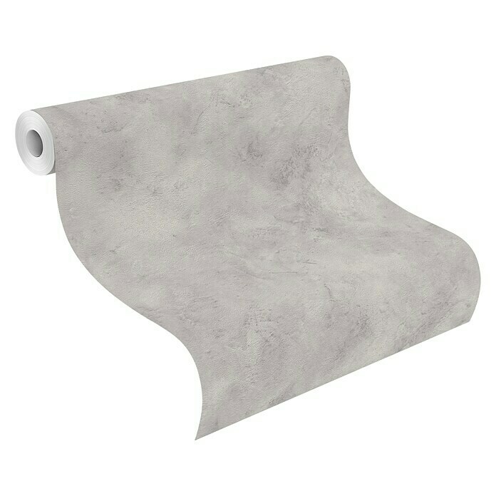 Rasch Finca Vliestapete (Grau, Steinoptik, 10,05 x 0,53 m)