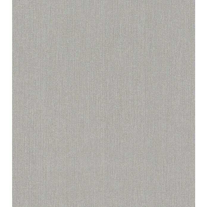 Rasch Poetry II Vliestapete Rusty (Grau/Silber, Uni, 10,05 x 0,53 m)