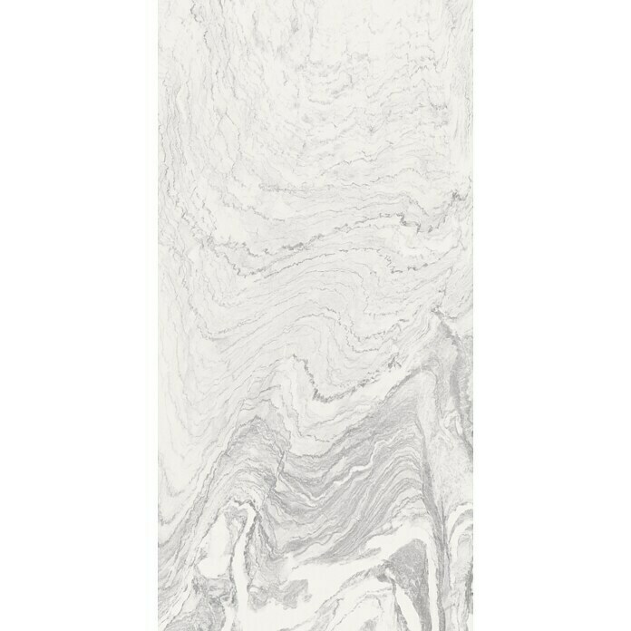 Azteca Feinsteinzeugfliese Domino (120 x 60 cm, Weiß/Grau, Semipoliert)