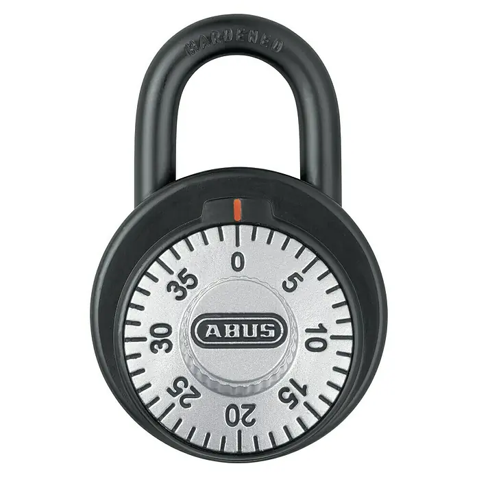 Abus Candado con combinación 78KC/50 - An x Al: 50 x 76 mm, Acero, Número de dígitos en combinación: 3 ud. - Candado de combinación ABUS con dial giratorio y arco endurecido para mayor seguridad.